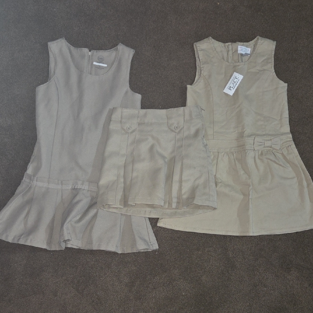 The Children's Place Sandy Tan Sleeveless Dress